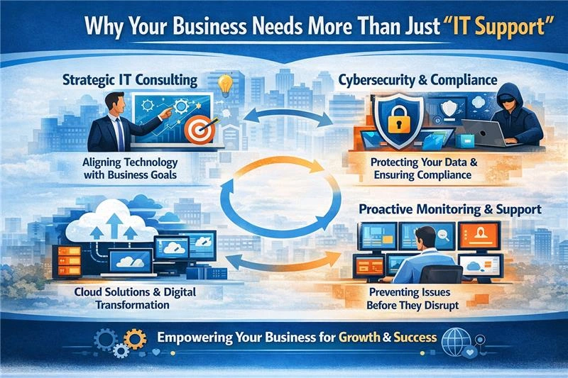 Top IT consulting services company delivering digital solutions, cloud services, and business transformation